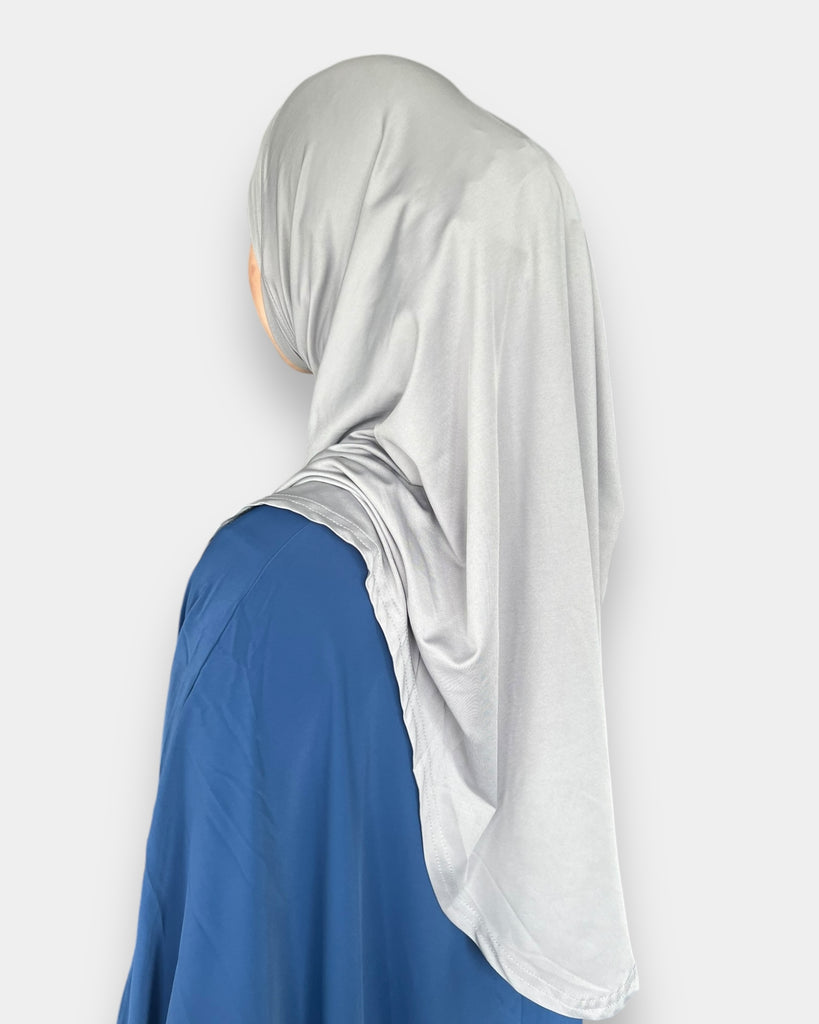 Quality Lycra Instant Khimar (Cloudy)